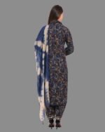 Women Floral Print Straight Kurta Suit Set - Image 4