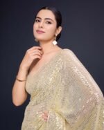 Women Embellished Saree with Sequin Accent - Image 2